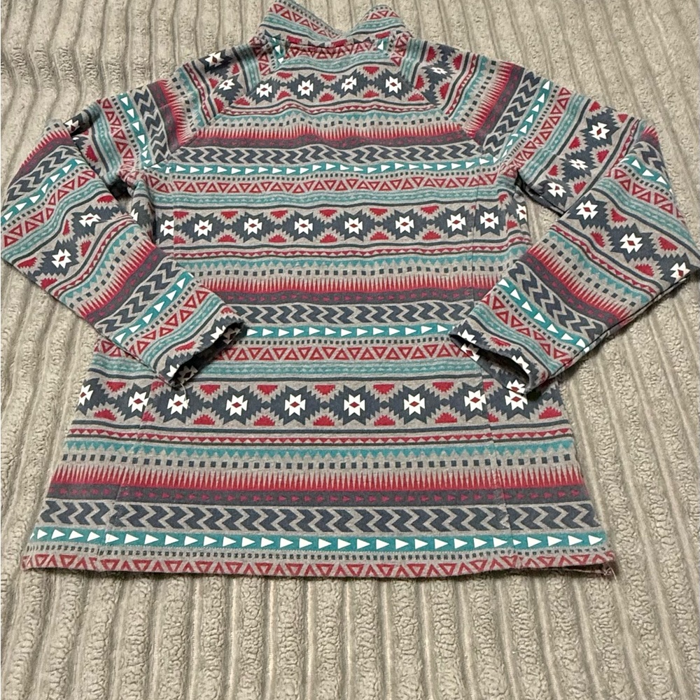 Ariat Multicolor Patterned Zip Up Sweater - image 4